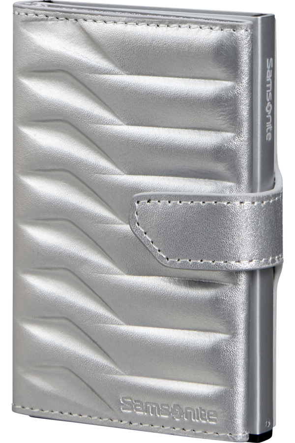 Samsonite Alu Fit Slide-up Wallet Proxis  Silber